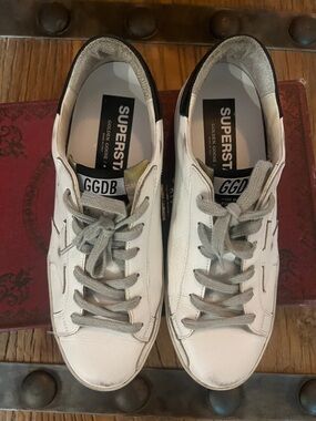 Golden Goose Superstar White Sneakers Classic Style